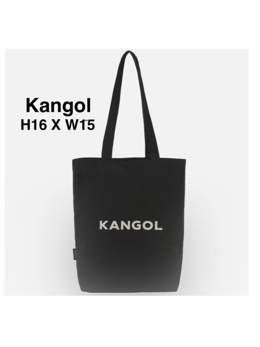 Kangol New Friendly Bag Jerry S in excellent condition H16 X W15 in black ⭐️⭐️
